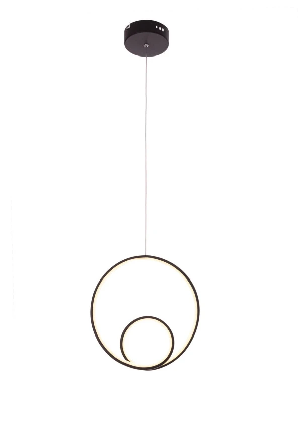 Umur Aydınlatma Spiral Siyah Led Avize Sarkıt - Resim 2