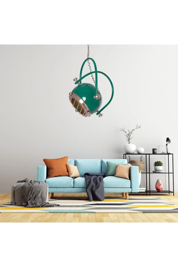 Umur Aydınlatma Gusto Yeşil Sarkıt Avize - Resim 4