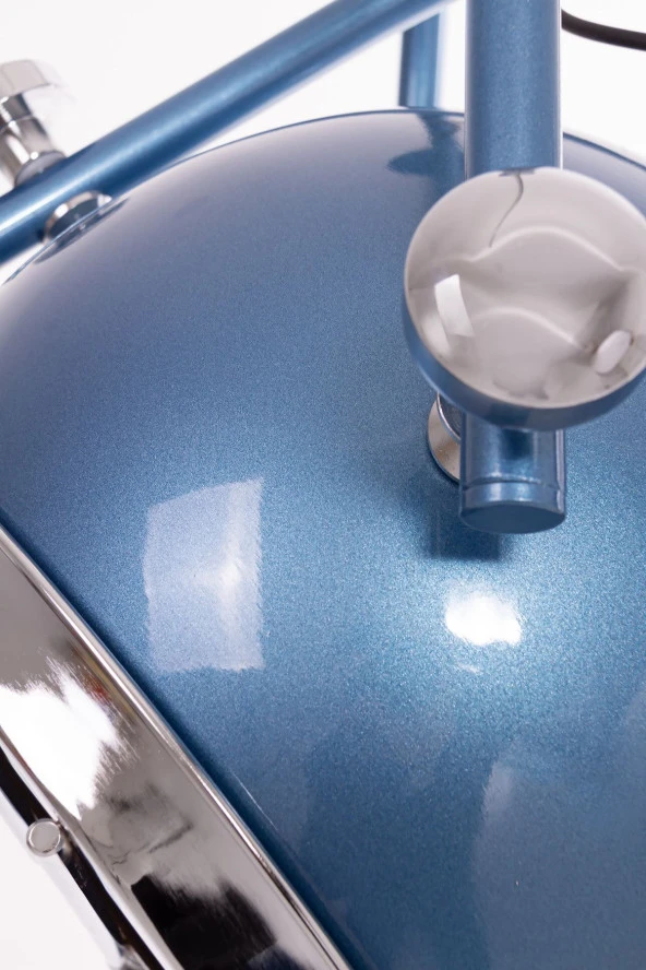 Umur Aydınlatma Gusto Metalik Gök Mavi Sarkıt Avize - Resim 7