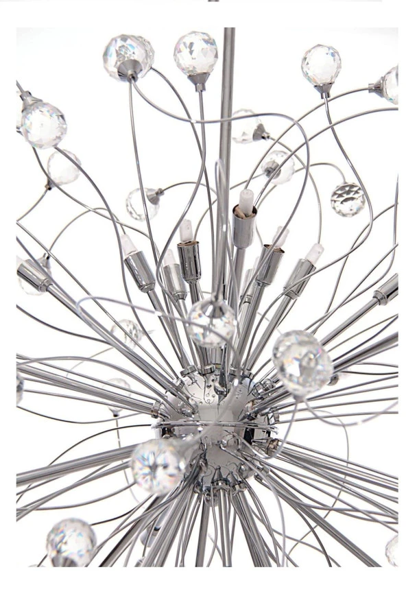 Umur Aydınlatma Cosmo 12 Li Krom Avize Sarkıt - Resim 3