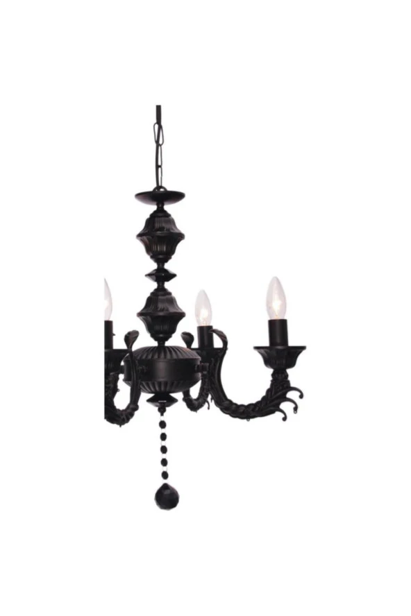 Umur Aydınlatma Novel 4'lü Siyah Avize - Resim 2