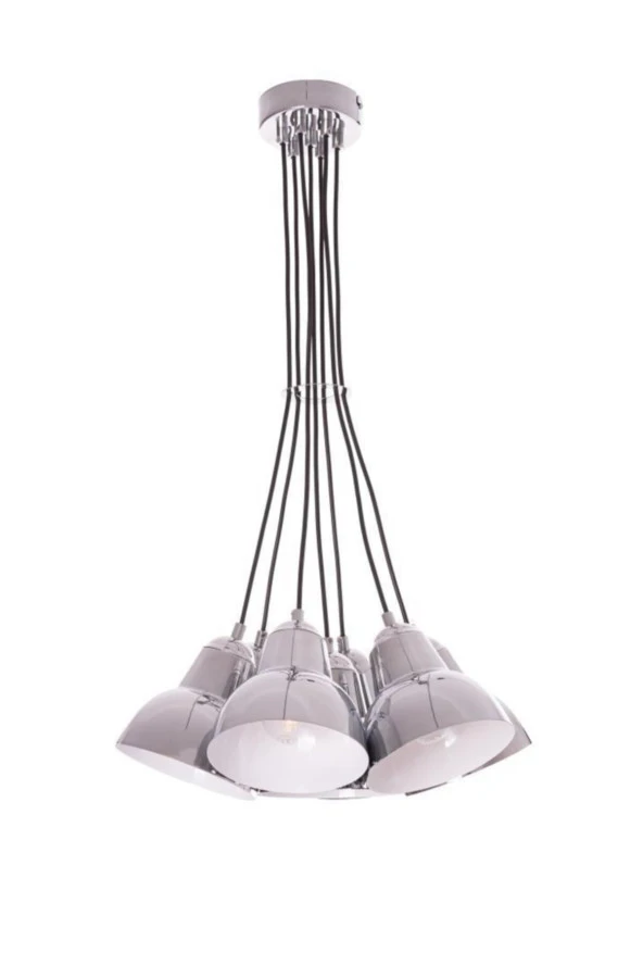 Umur Aydınlatma Lav 7'li Krom Sarkıt Avize ürün görseli