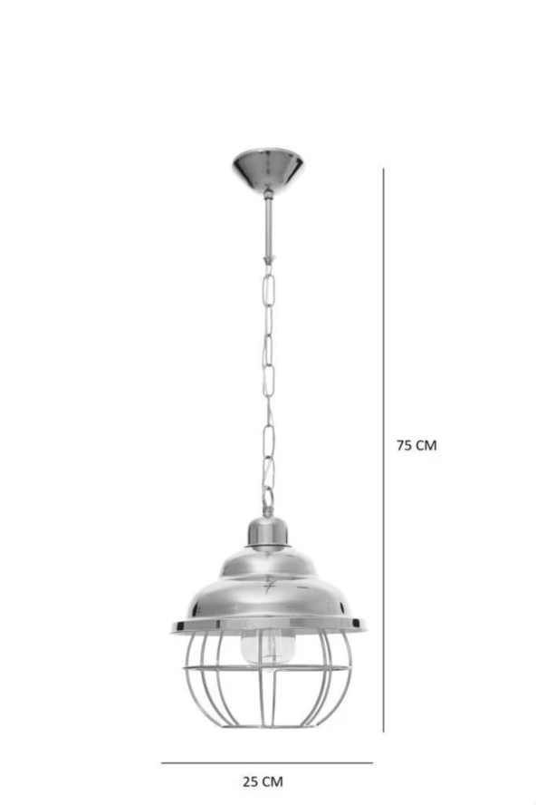 Umur Aydınlatma Togo Krom Sarkıt Avize - Resim 3