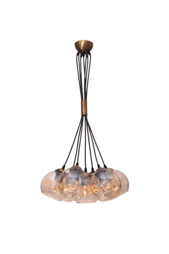 Umur Aydınlatma Minör 7'li Eskitme Sarkıt Avize ürün görseli