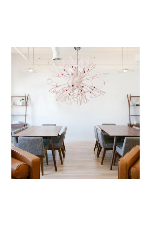 Umur Aydınlatma Mystıc 12 Li Avize Beyaz - Resim 3