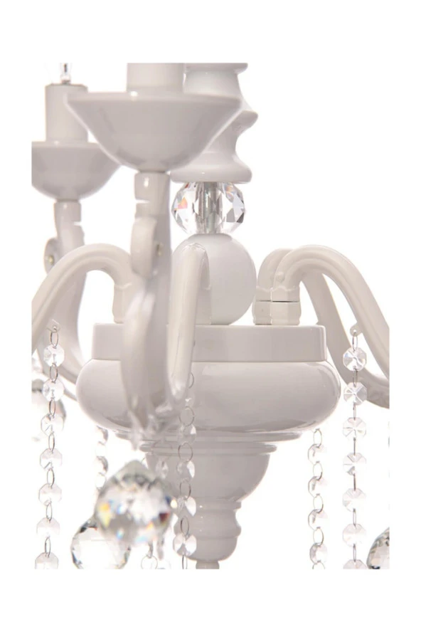 Umur Aydınlatma Lucca 5'Li Beyaz Avize - Resim 2