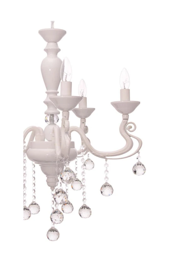 Umur Aydınlatma Lucca 5'Li Beyaz Avize - Resim 3