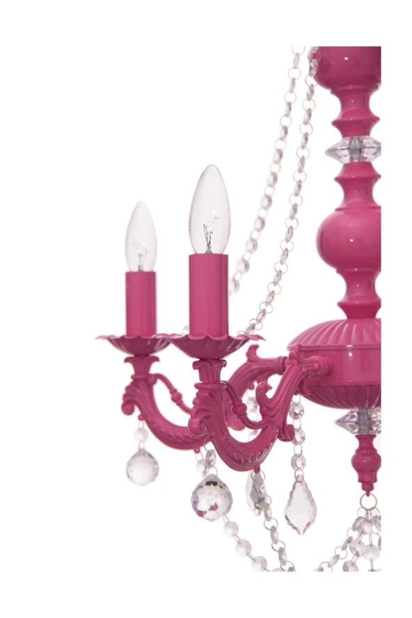 Umur Aydınlatma Dolce Vita 4'lü Fuşya Avize - Resim 2