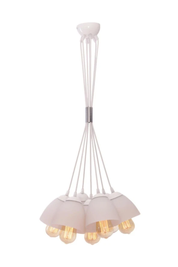 Umur Aydınlatma Minör 7'li konik cam modern sarkıt ürün görseli