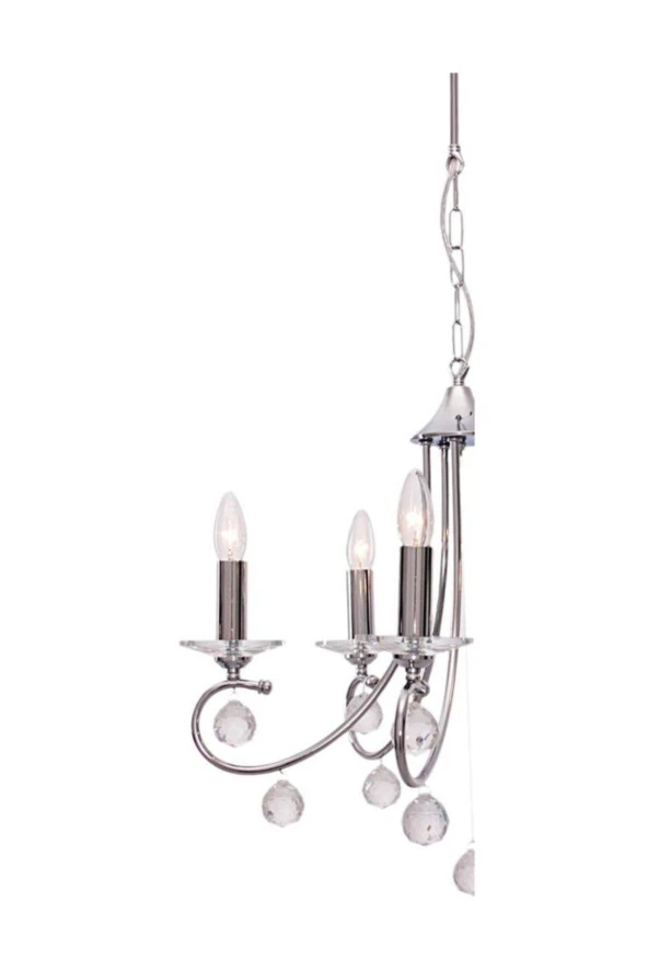 Umur Aydınlatma İlayda 5'Li Krom Avize - Resim 2