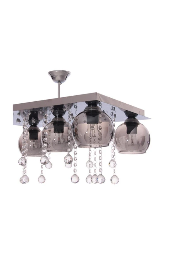 Umur Aydınlatma Minör 5'li büyük ledli kumandalı avize sarkıt - Resim 2