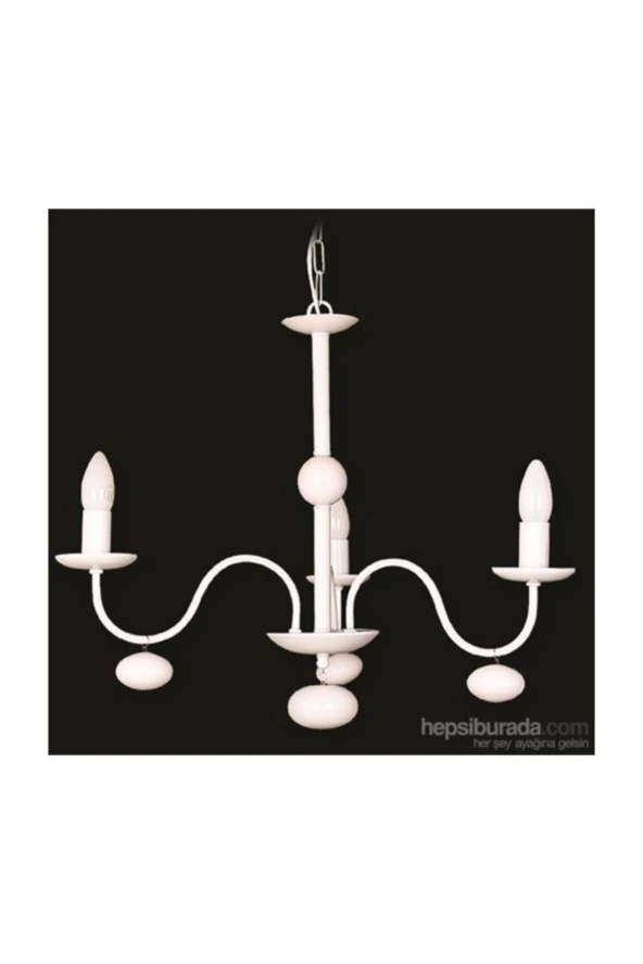 Umur Aydınlatma Bianco 3'lü Beyaz Avize ürün görseli