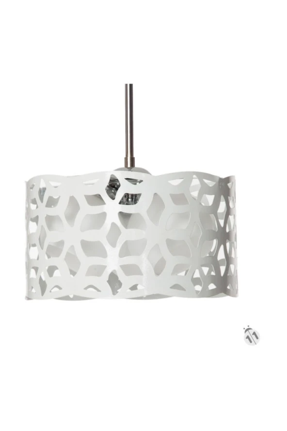 Umur Aydınlatma Alara 3'Lü Beyaz Modern Sarkıt - Resim 2