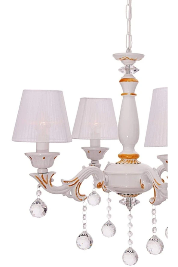 Umur Aydınlatma Borneo 4'lü Patinalı Şapkalı Avize - Resim 2