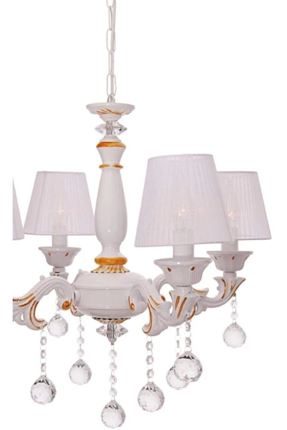 Umur Aydınlatma Borneo 4'lü Patinalı Şapkalı Avize - Resim 3