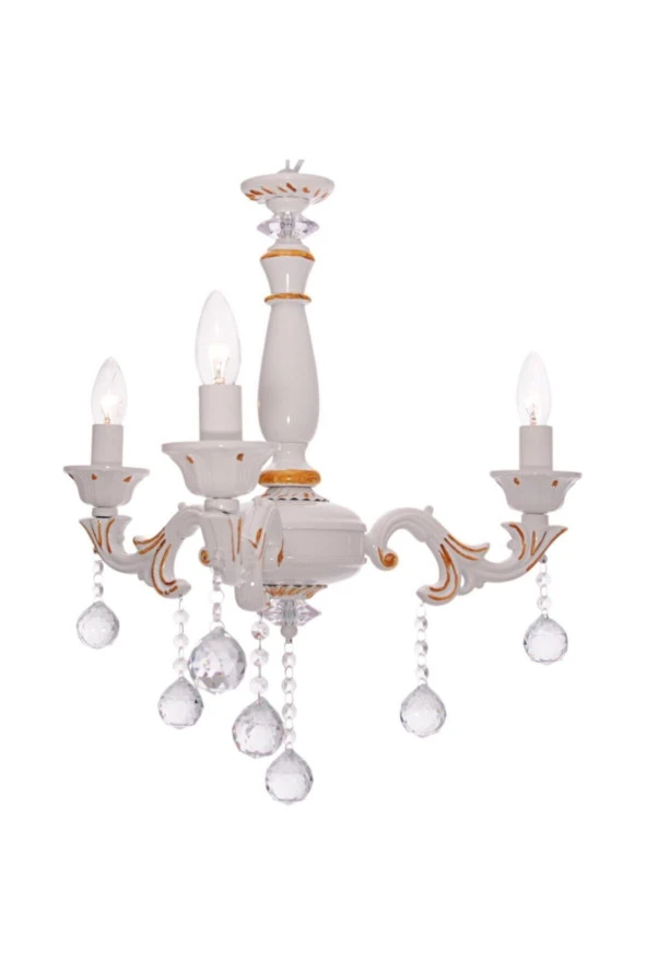 Umur Aydınlatma Umur Adınlatma Borneo 3'Lü Avize - Resim 2