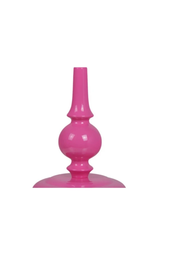 Umur Aydınlatma Zen Fuşya Ayak Fuşya Şapkalı Abajur - Resim 2