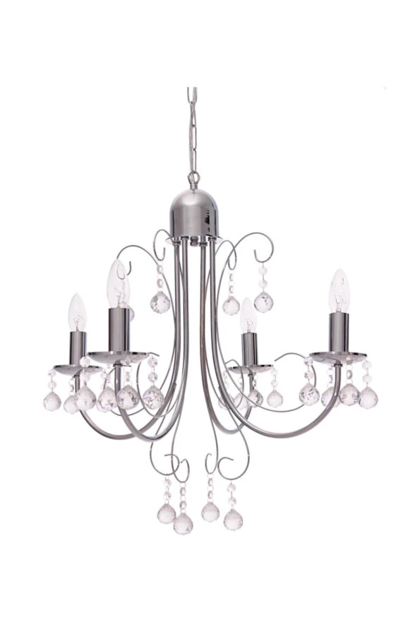 Umur Aydınlatma Lora 4'Lü Krom Avize ürün görseli