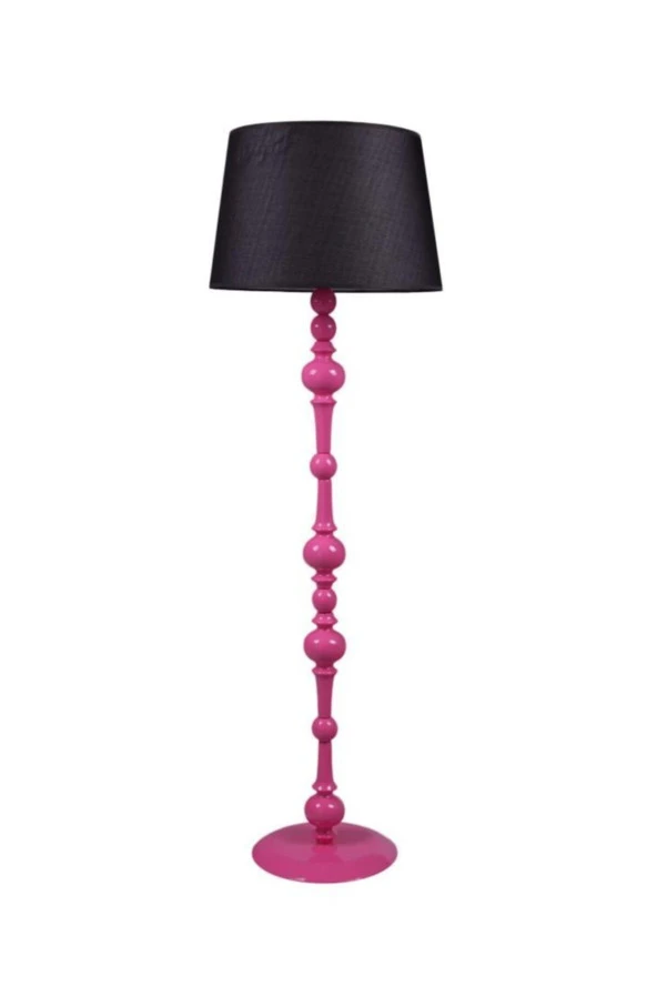 Umur Aydınlatma Zen Fuşya Ayak Siyah Şapkalı Lambader ürün görseli