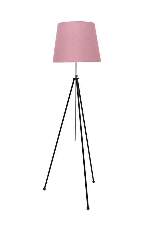 Umur Aydınlatma Tripod Siyah Ayak Pembe Şapkalı Lambader ürün görseli