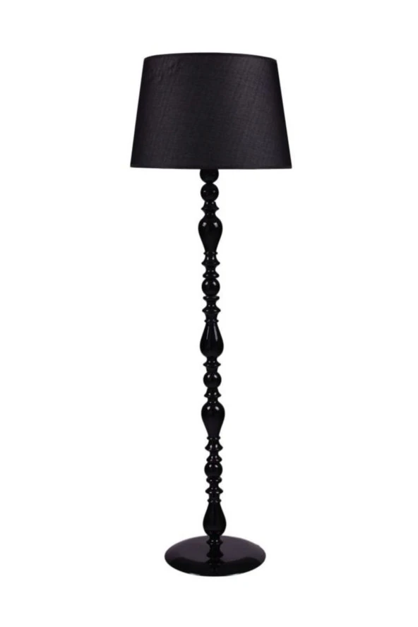 Umur Aydınlatma Otto Siyah Ayak Siyah Şapkalı Lambader ürün görseli