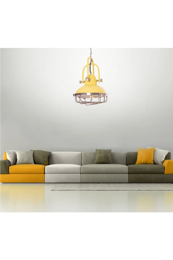 Umur Aydınlatma Manhattan Sarı Avize Sarkıt - Resim 5