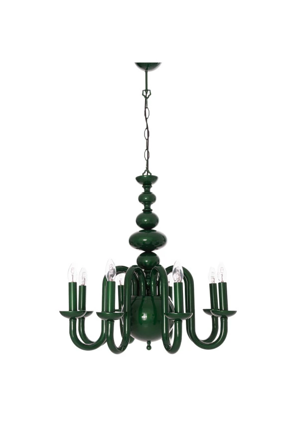 Umur Aydınlatma Roda 6'lı Yeşil Sarkıt Avize ürün görseli