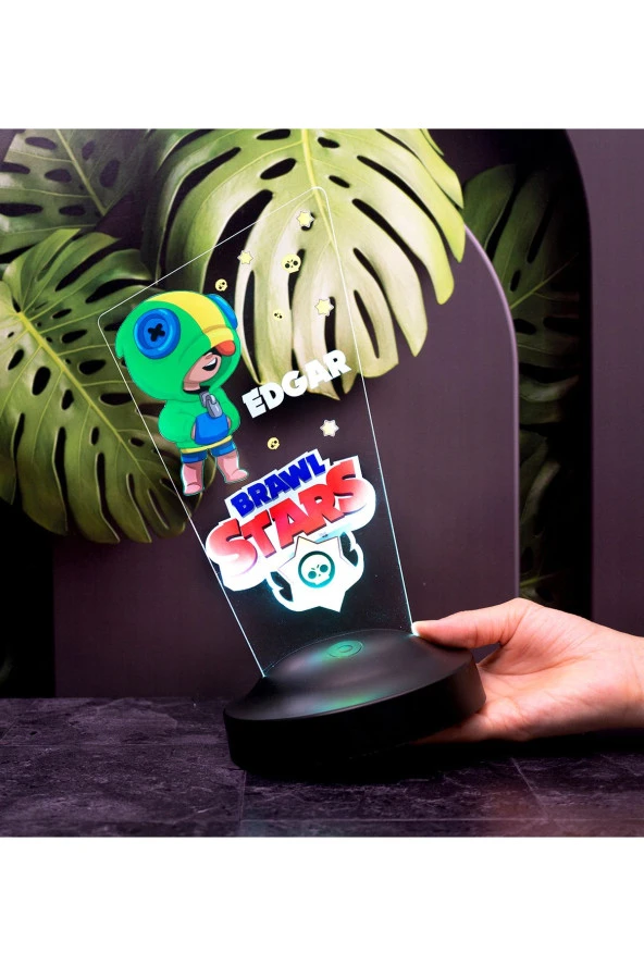 SEVGİ LAMBASI Brawl Stars Oyunu Doğum Günü Parti Hediyesi, Best Brawler, Oyun Karakteri, Çocuk Odası Lamba