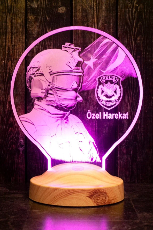 SEVGİ LAMBASI Özel Harekat Polisi Hediyesi, Polis Özel Harekat, Pöh Hediyesi Led Lamba, Özel Harekat Başkanlığı - 5