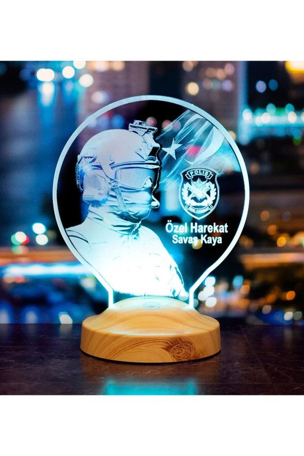 SEVGİ LAMBASI Özel Harekat Polisi Hediyesi, Polis Özel Harekat, Pöh Hediyesi Led Lamba, Özel Harekat Başkanlığı - 2