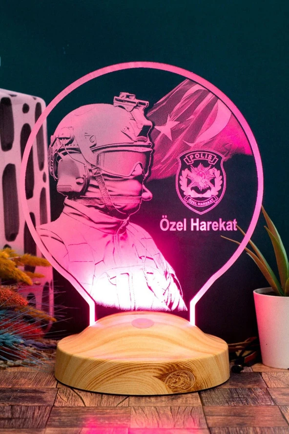SEVGİ LAMBASI Özel Harekat Polisi Hediyesi, Polis Özel Harekat, Pöh Hediyesi Led Lamba, Özel Harekat Başkanlığı - 3