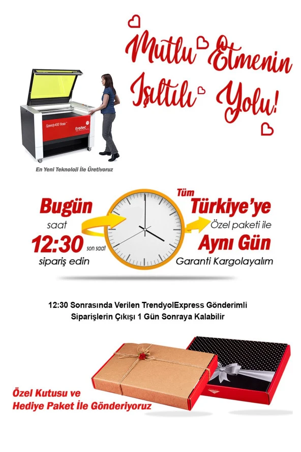 SEVGİ LAMBASI Kitap Led Lamba Öğretmenler Günü Hediyesi 3 Boyutlu - 4