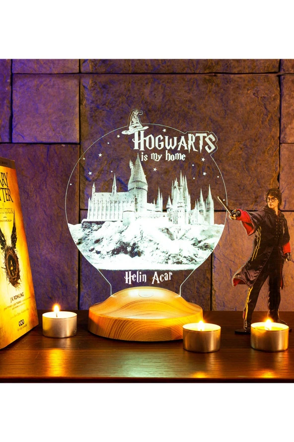 SEVGİ LAMBASI Harry Potter Hogwarts Gece Lambası
