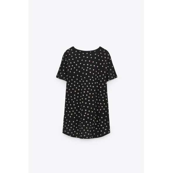 Zara Puantiyeli Tshirt - 5