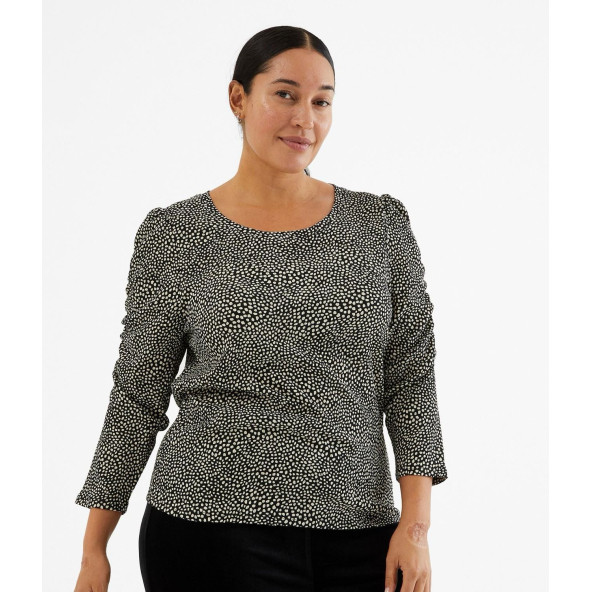 XINT Krinkıl Büyük Beden Bluz - 2
