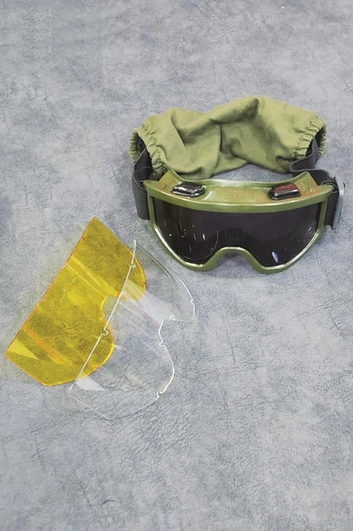 Single Sword SS701 3 Lensli Taktik Koruyucu Gözlük - 5