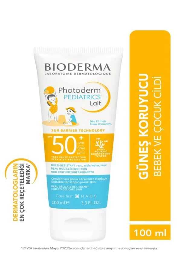 Bioderma Photoderm Pediatrics Lait SPF50+ 100 ml