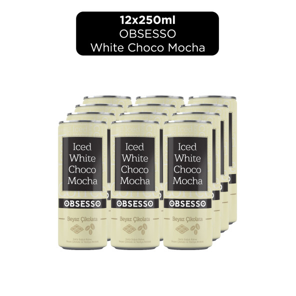 Obsesso Iced White Chocolate Mocha 250 ml- 12 Adet