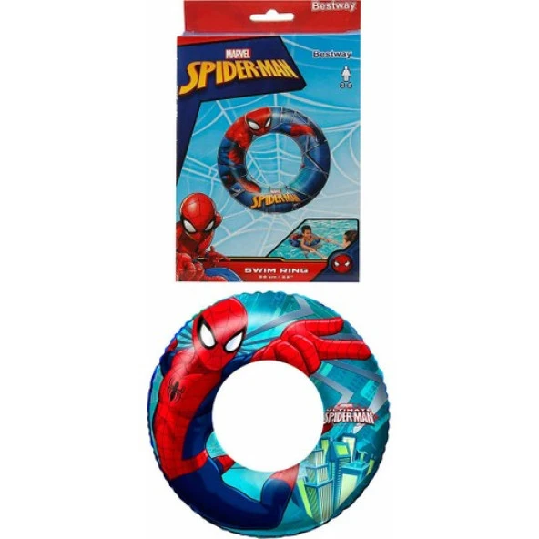 Bestway 98003 Spiderman Deniz Havuz Simit 56 cm GKO - 2