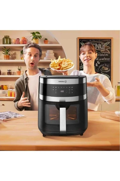 Korkmaz Air Vision Airfryer A890 7.5 lt Yağsız Fritöz - 4