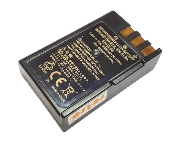 Nikon EN-EL9a EN-EL9e Fotoğraf Makinesi Uyumlu Batarya / RETRO