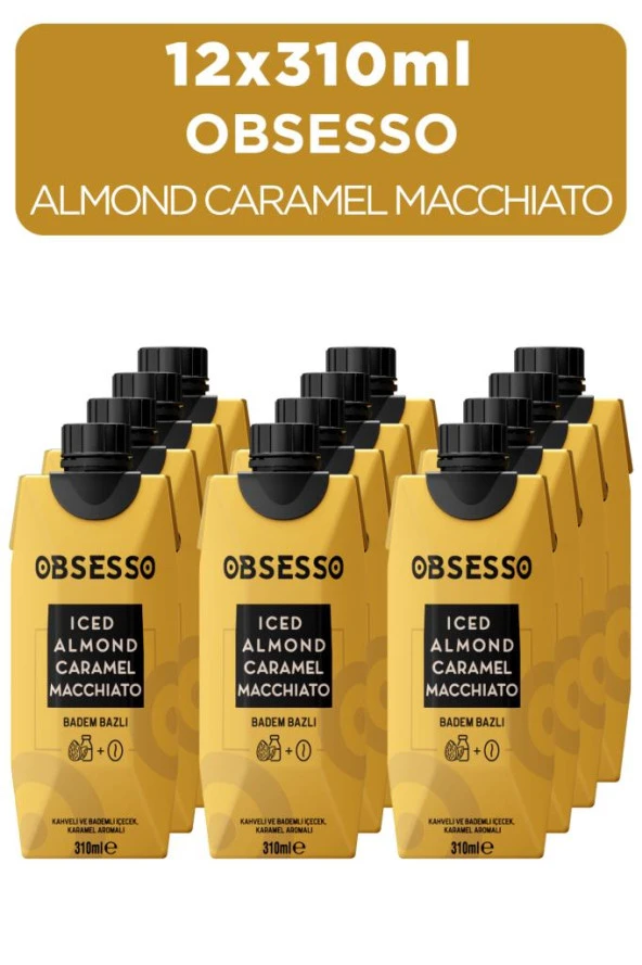 OBSESSO Almond Caramel Macchiato 12x310 Ml