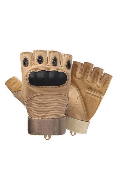 Single Sword Taktik Askeri Kesik Parmak Kemik Eldiven Operasyon Eldiveni - 3