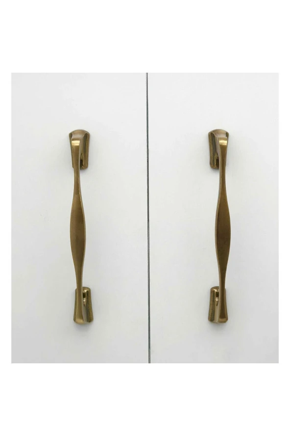 Martı Mat Antik Sarı Mobilya Yatak Odası Tv Ünitesi Dolap Mutfak Çekmece Kulpu 128 Mm 2 Adet - Resim 4