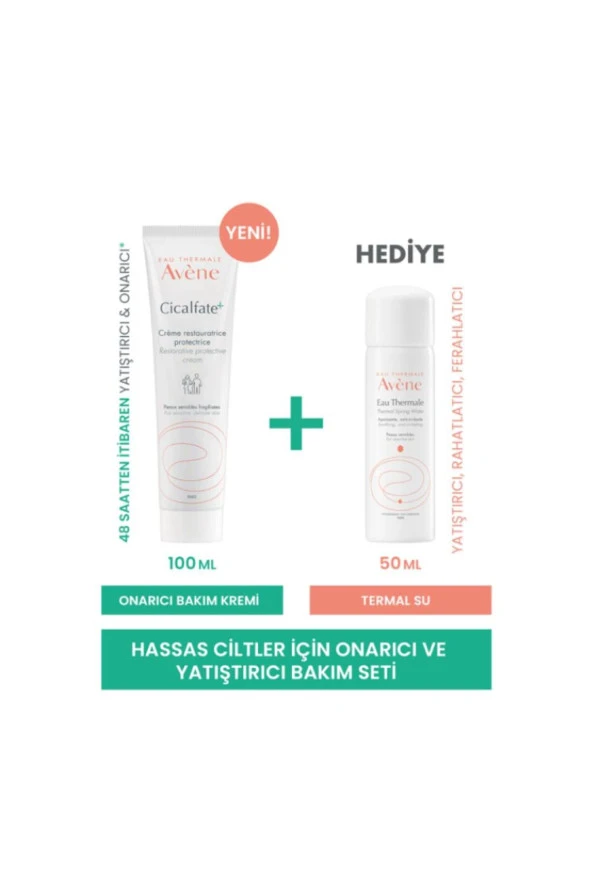 AVENE Cicalfate Protective Bakım Kremi 100ml & Termal Su 50ml