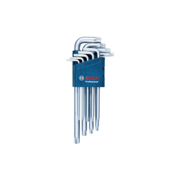 Bosch Profesyonel T10 - T50 Torx Alyan Takımı 9 Parça (10-50 mm) - 1600A01TH4