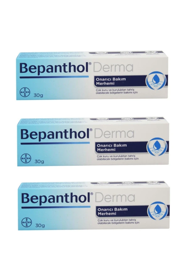 BEPANTHOL Derma Onarıcı Bakım Kremi 30 Gr 3 Adet