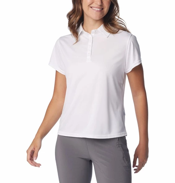 Columbia Tidal Tee SS Polo Kadın Kısa Kollu Polo T-shirt Beyaz FL2697-100 ürün görseli 1