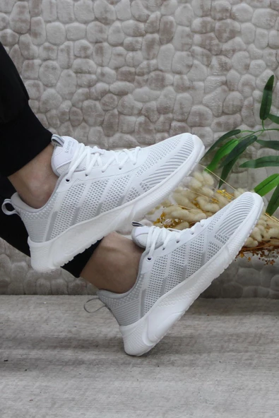 Kinetix Lıster TX 4FX Beyaz Gri X-SOFT Yumuşak Taban Sneaker Erkek Ayakkabı - Resim 5