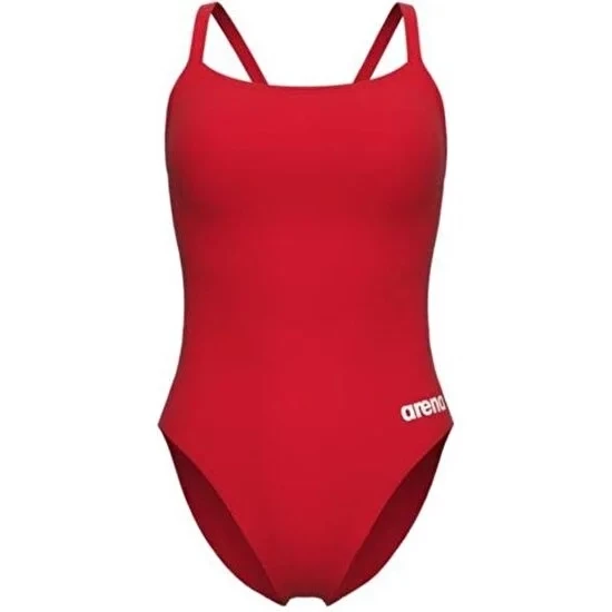Arena Team Swimsuit Challenge Solid Kadın Kırmızı Yüzücü Mayosu 004766450 - 3